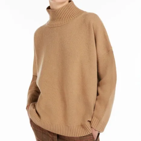 Weekend Max Mara  |Casual Style Wool Long Sleeves Plain Office Style