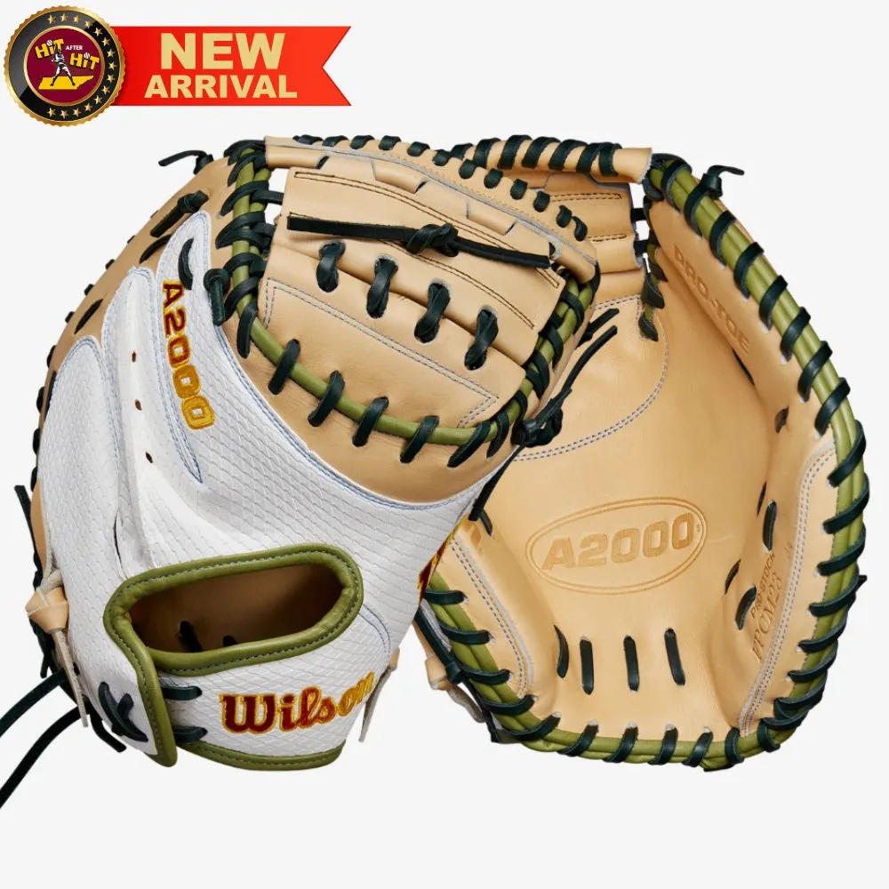 Wilson Fall 2024 Sashel Palacios A2000® FPCM23SS 34” Fastpitch Catcher’s Mitt: WBW10273934