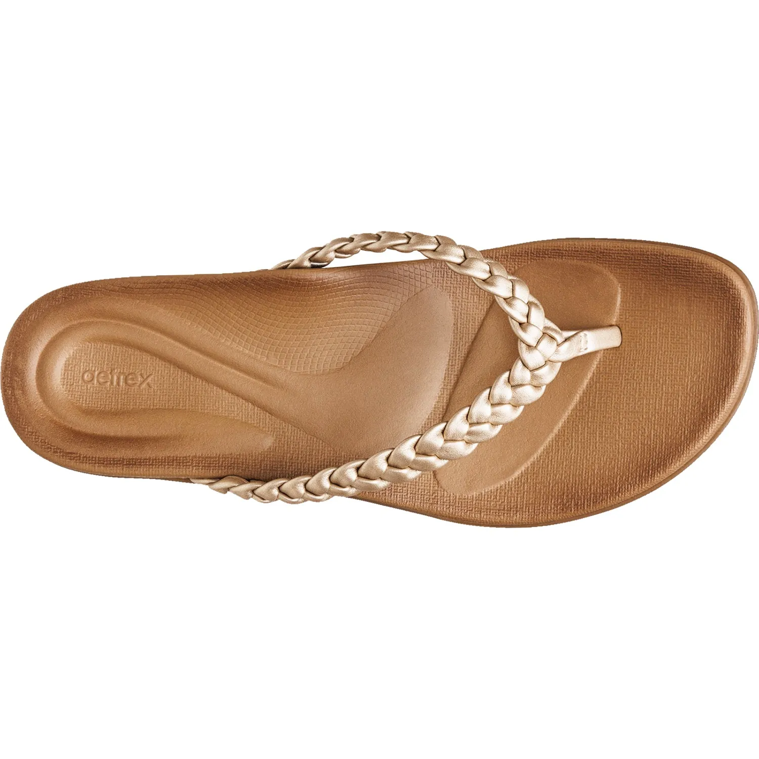 Women's Aetrex Rachael Gold Synthetic