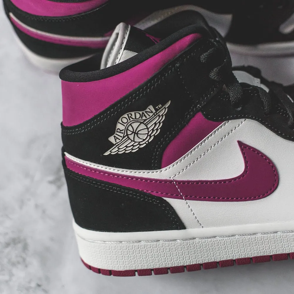 Women's Jordan 1 Mid Magenta sneakers