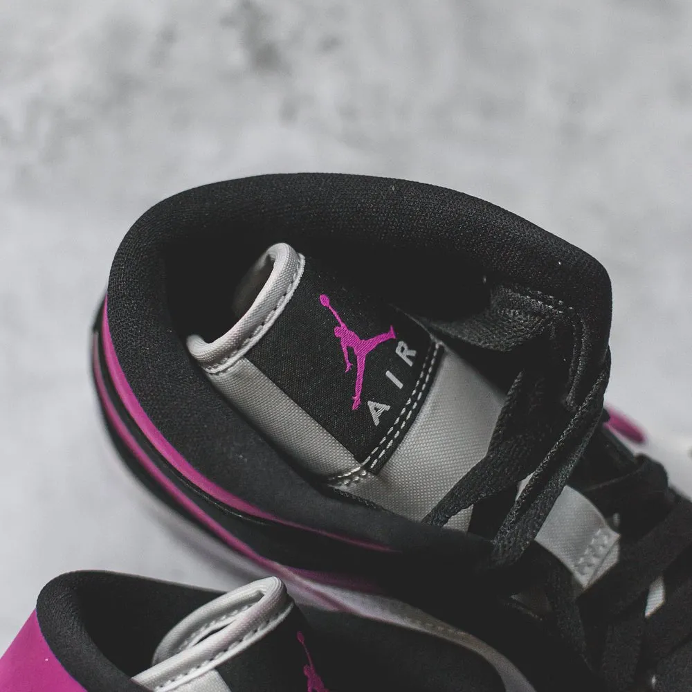 Women's Jordan 1 Mid Magenta sneakers