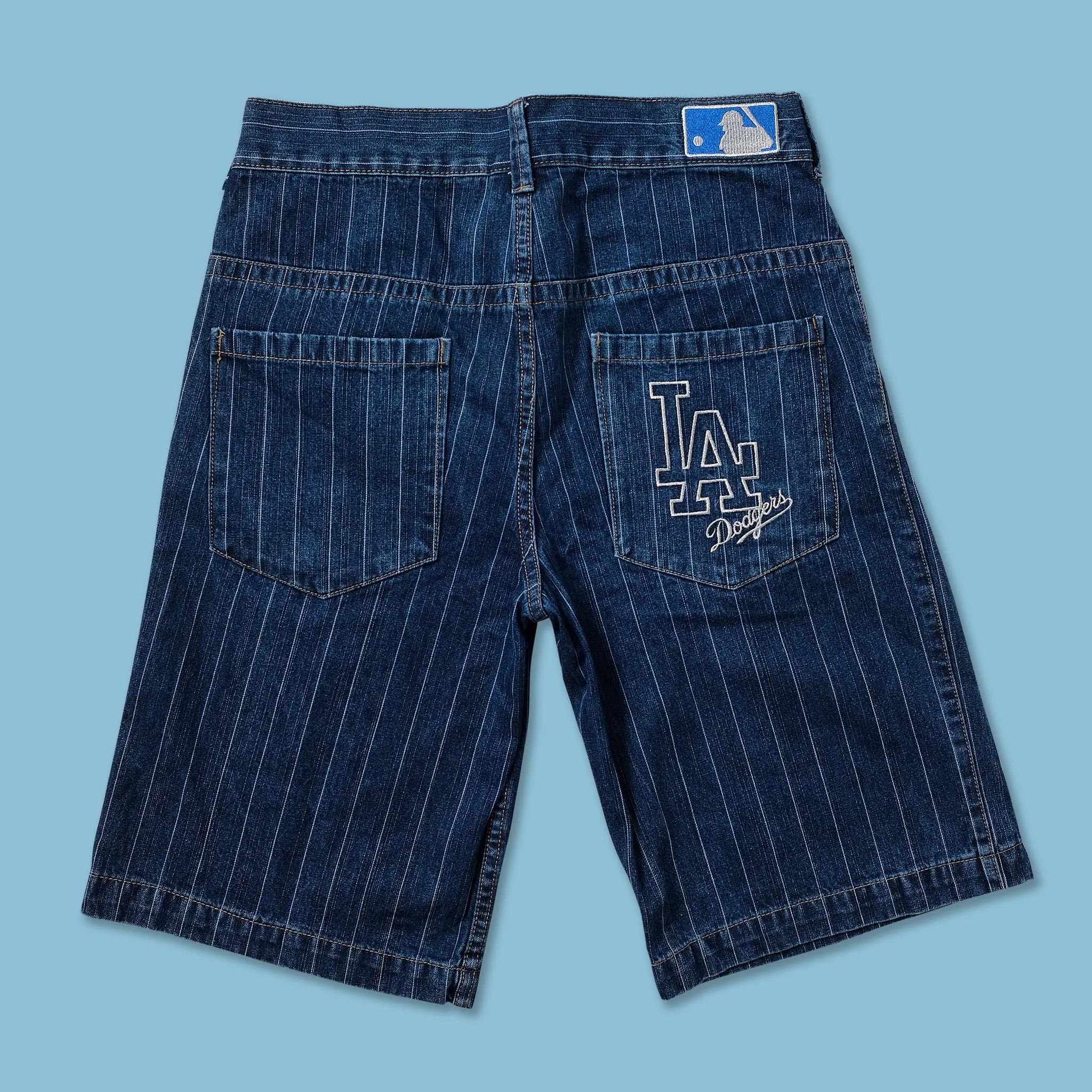 Y2K Los Angeles Dodgers Jorts W34