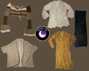 Y2k Vintage Boho Crochet Knitwear Mix (A-44)