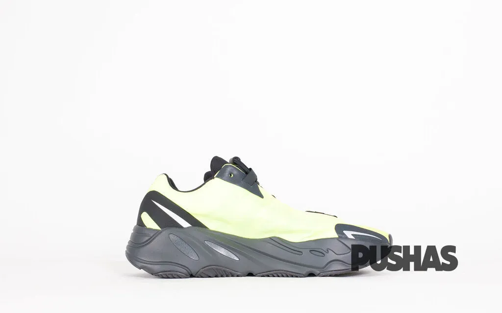 Yeezy Boost 700 MNVN sneakers in Phosphor color.