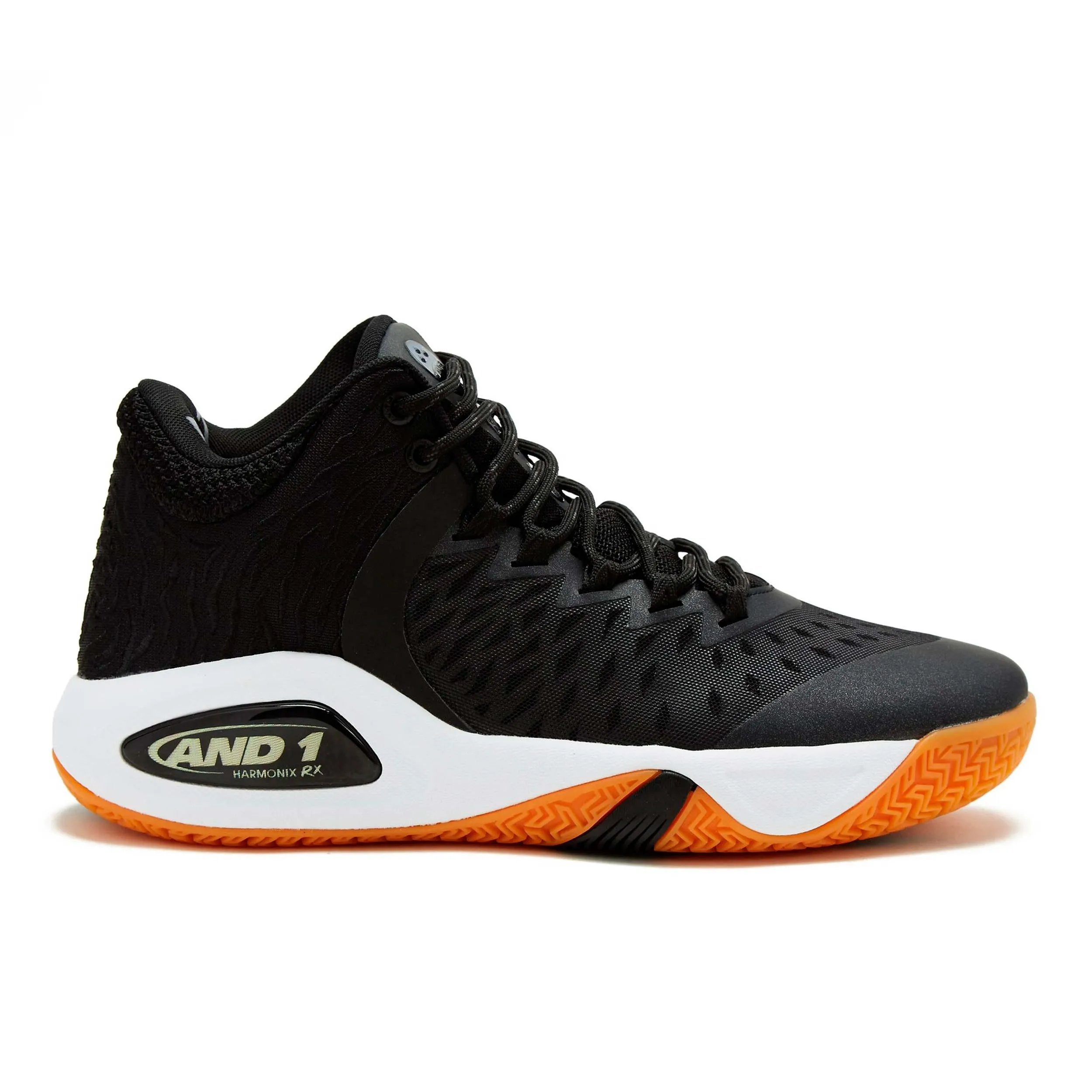 Zapatillas Básquetbol Hombre AND1 Attack Mid Negra