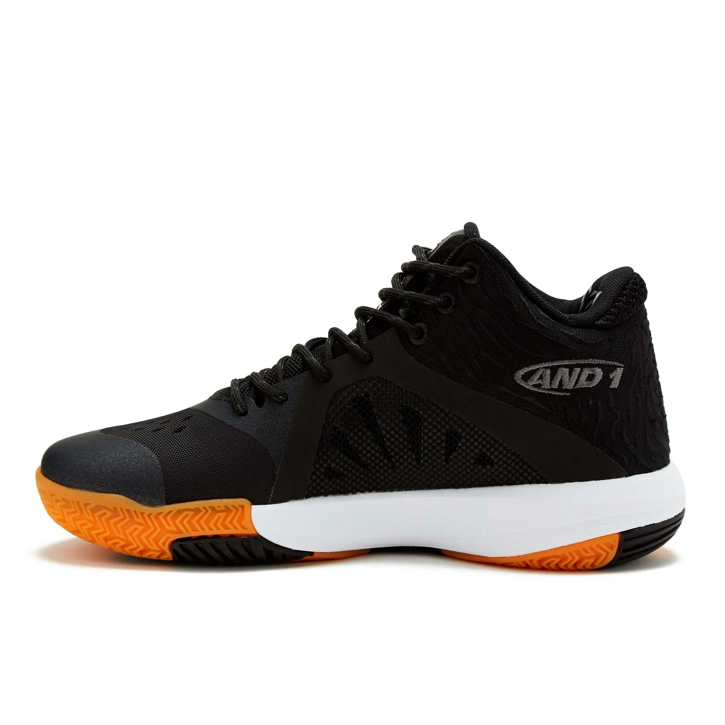 Zapatillas Básquetbol Hombre AND1 Attack Mid Negra