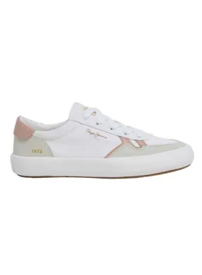 Zapatillas Pepe Jeans Travis Blanco Para Mujer